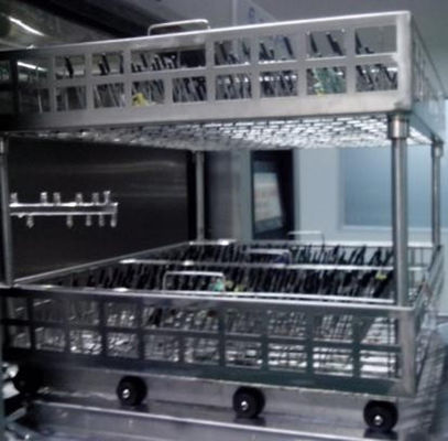 PLC SUS304 熱気乾燥システム付きPCB板清掃機
